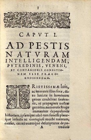 De Pestilentia : Liber vnus ; Vetervm Et Neotericorum obseruatione constans