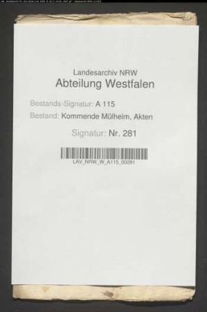 Pachtregister der Kommende Waldenburg.