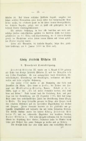 König Friedrich Wilhelm III.