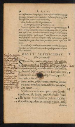 Cap. IIII. De Efficiente sola et cum aliis.