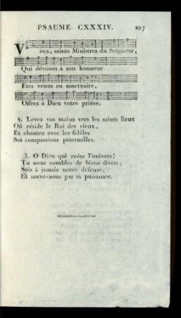 Psaume CXXXIV.