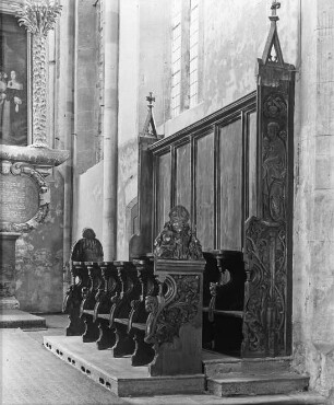 Halle (Saale), Dom, urspr. Dominikaner-Klosterkirche St. Pauli, Chorgestühl