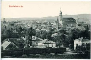 Bischofswerda. Blick auf Bischofswerda