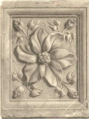 Walther, Conradin; u. a. Deutschland; Italien; Sammlung Conradin Walther: Band IV, Nr. 82 - 142c (fol. 61 - 124) - Blütenornament (Ansicht)