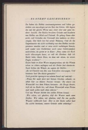 Es steht geschrieben
