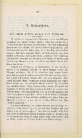 II. Kulturgeschichte
