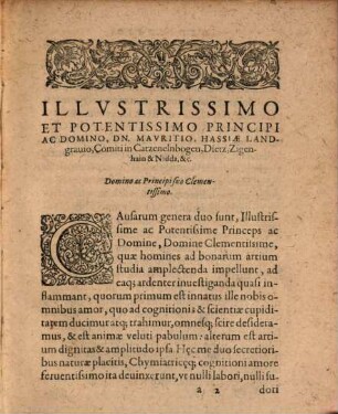 Solis E Puteo Emergentis: Sive Dissertationis Chymiotechnicae Libri Tres : In quibus totius Operationis Chymicae methodus Practica: Materia Lapidis Philosophici, & nodus solvendi eius, operandique, ut & Clavis operum Paracelsi, qua abstrusa explicantur deficientia supplentur ; Cum praefatione Chymiae Veritatem asserente