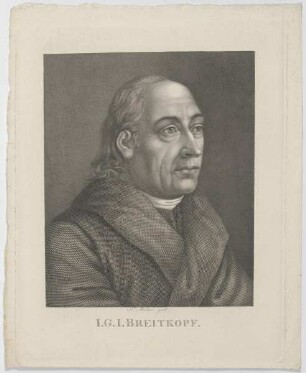 Bildnis des I. G. I. Breitkopf