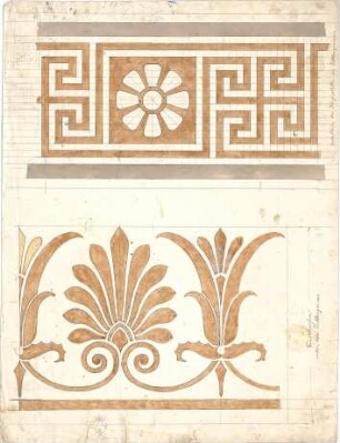 Klenze, Leo von; München; Alte Pinakothek - Decke (Details)