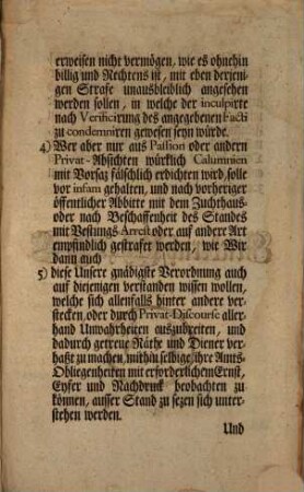 Von Gottes Gnaden, Wir Friederich Marggraf zu Brandenburg ... Fügen hiermit jedermänniglich zu wissen: Demnach Wir ... den ... Entschluß gefasset, ... alle Besoldungen ... ordentlich abführen zu lassen, dabey ... das ... aus dem Wege zu raumen ... : [So geschehen Bayreuth den 30ten Decembris 1752]
