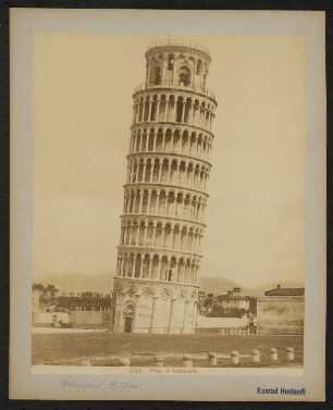 Dom (Santa Maria Assunta), Pisa: Ansicht des Campanile