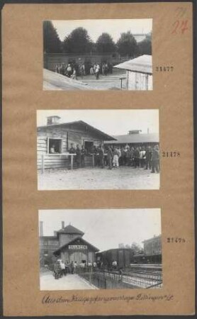 Kriegsgefangenenlager Dillingen a.D. (Essensausgabe)