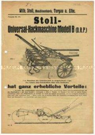 Universal-Hackmaschine Modell B