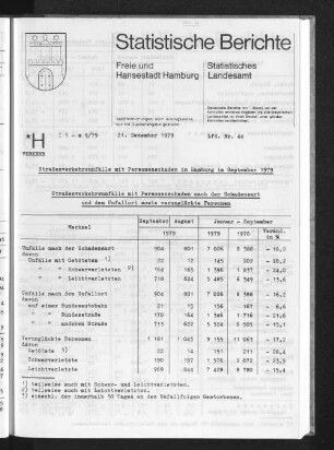 Straßenverkehrsunfälle mit Personenschaden in Hamburg im September 1979 : Lfd. Nr. 44
