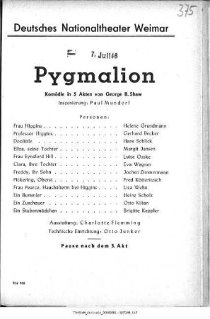 Pygmalion