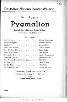 Pygmalion