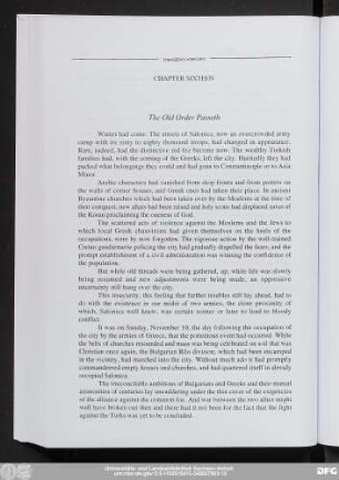 Chapter Sixteen The Old Order Passeth