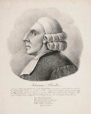 Bildnis von Johannes Alard (1728-1812)