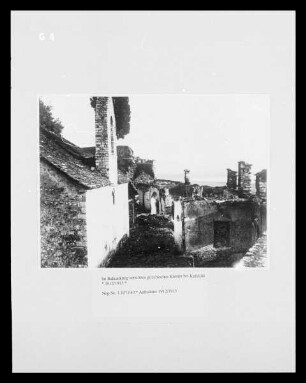 Im Balkankrieg zerstörtes griechisches Kloster