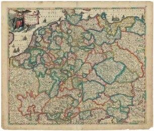 Accuratissima Germaniæ Tabula Denuo in lucem edita à Francisco Caroli