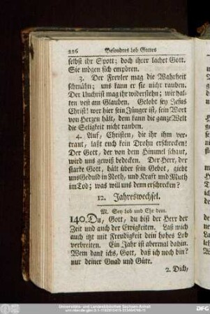 12. Jahreswechsel.