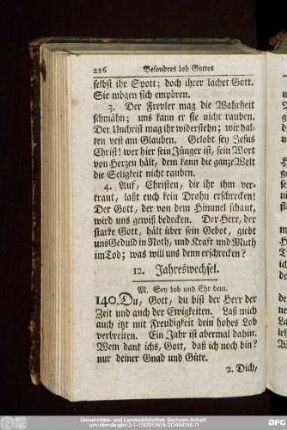 12. Jahreswechsel.