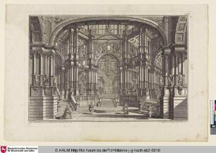 [Ansicht eines Theaterprospektes: Palastinterieur]