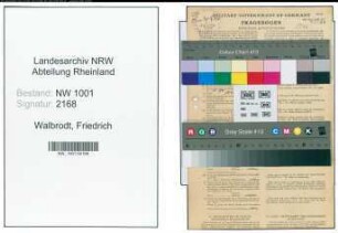 Entnazifizierung Friedrich Walbrodt, geb. 23.02.1906 (Schreinermeister)