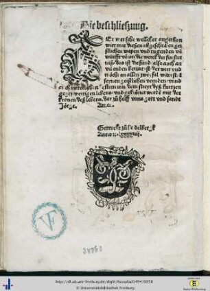 Die beschließung