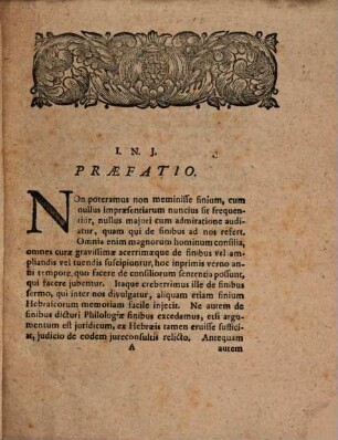 Disp. philol. de iure finium, das ist: Was ein jüdischer Feld- oder Haus-Nachbar vor Recht hat, ex Pandectis Talmudicis, titulo Hammecabbel aliisque Hebraeorum iureconsultis eruto