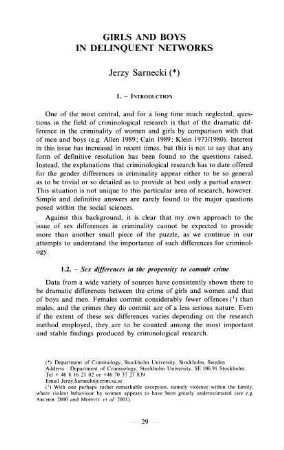 29-58, 3. Girls and boys in delinquent networks