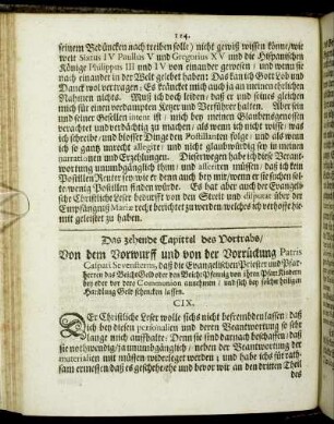 Das zehende Capittel [...]