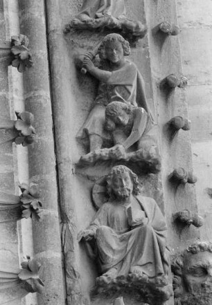 Rosenarchivolte — 3. Figur: Gott erscheint und segnet Abel