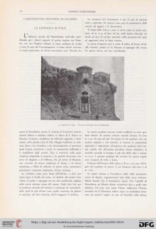 L'architettura bizantina in calabria