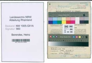 Entnazifizierung Heinz Berendes , geb. 10.02.1914 (Bahnpolizist)