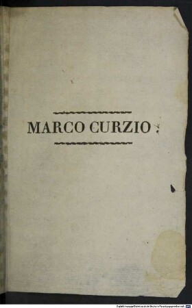 Marco Curzio