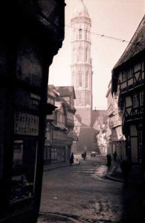 Braunschweig: St. Andreas-Kirche, vom Meinhardshof aus