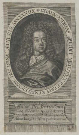 Bildnis des Iohann Andreas Fischer