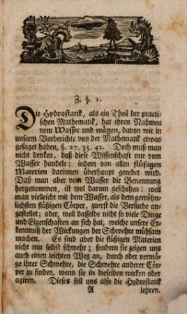 M. Christoph Andreas Büttners, des Gymnasii zu Stralsund Rectors, Anmerkungen zu der Hydrostatik, welche sich in des Freyherrn von Wolfs Auszuge aus den Anfangsgründen aller mathematischen Wissenschaften befindet