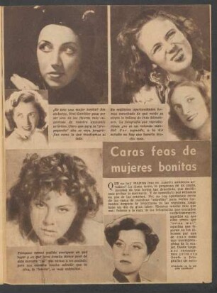 Caras feas de mujeres bonitas