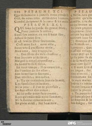 [Pseaume XCI. bis C.]