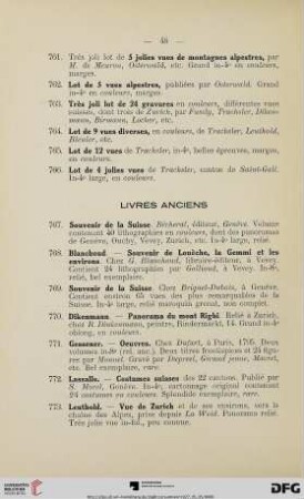 Livres anciens (Nr. 767-777)