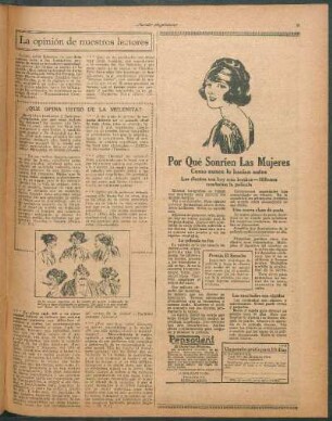 ¿Qué opina usted de la melenita?