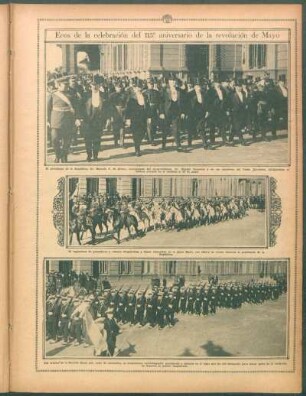 Ecos de la celebración del 115° aniversario de la revolución de Mayo