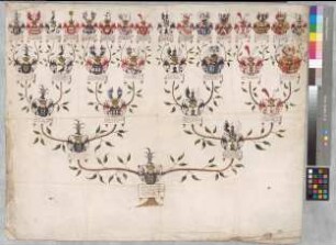 Proband: Neuhof, Johann Dietrich von; Vater: Neuhof, Stephan Dietrich von; Mutter: Wenge, Dorothea Elisabeth von: Mark, Grafschaft, Ritterschaft