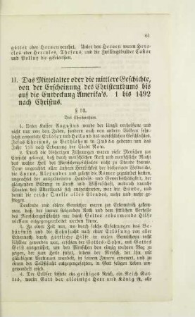 § 52. Das Christenthum