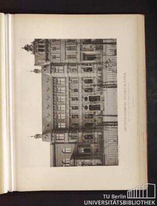 Serie I. No. 93. Doppelwohnhaus Klopstock-Straße No. 44, 45. Berlin.