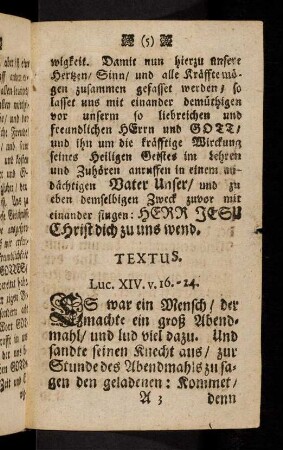 5-16, Textus. - Exordium.