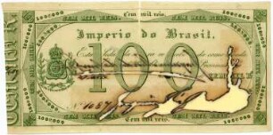 Geldschein, 100 Mil Reis, 3.10.1833