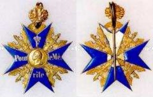 Pour le Mérite, Großkreuz mit Eichenlaub